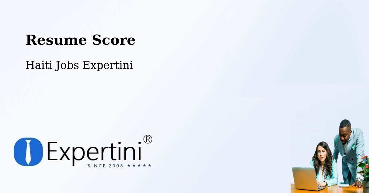 Resume Score & Job Description Match Tool – Thiotte - Haiti Jobs Expertini