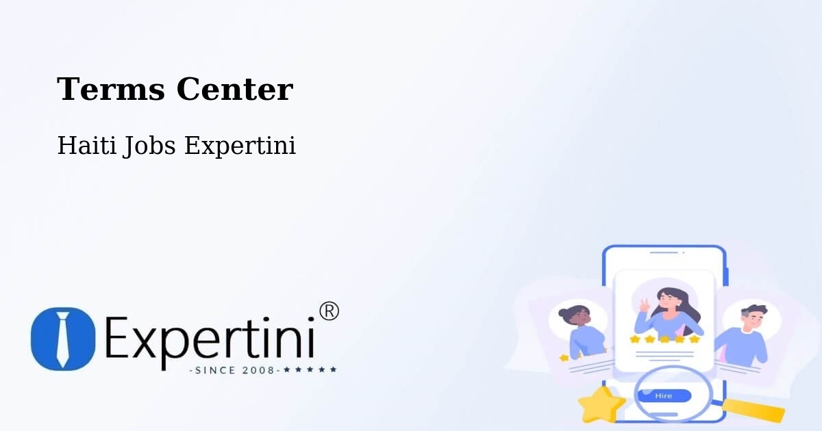 Terms of Service – Thiotte - Haiti Jobs Expertini